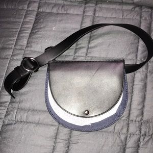 Theory saddle waist belt purse - brand new